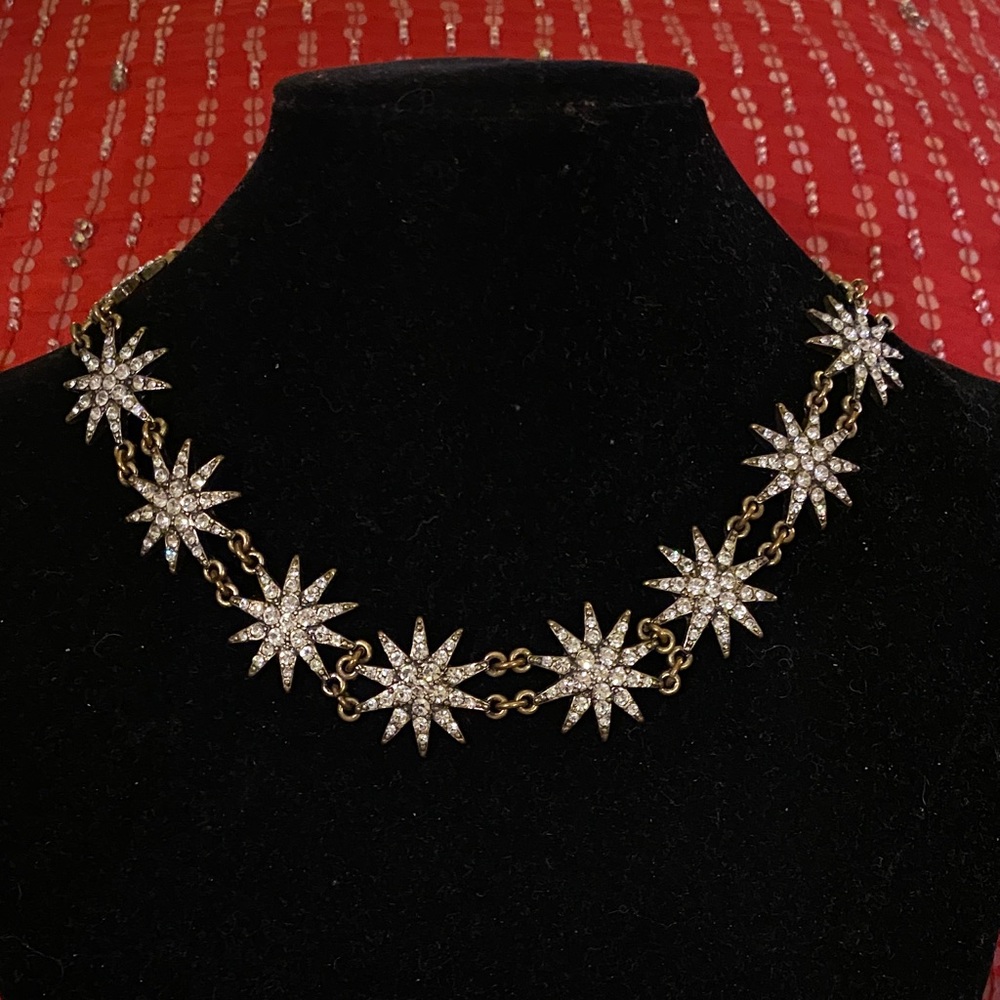 Vintage Stunning Crystal Sparkling Lobster Claw Adjustable Necklace
